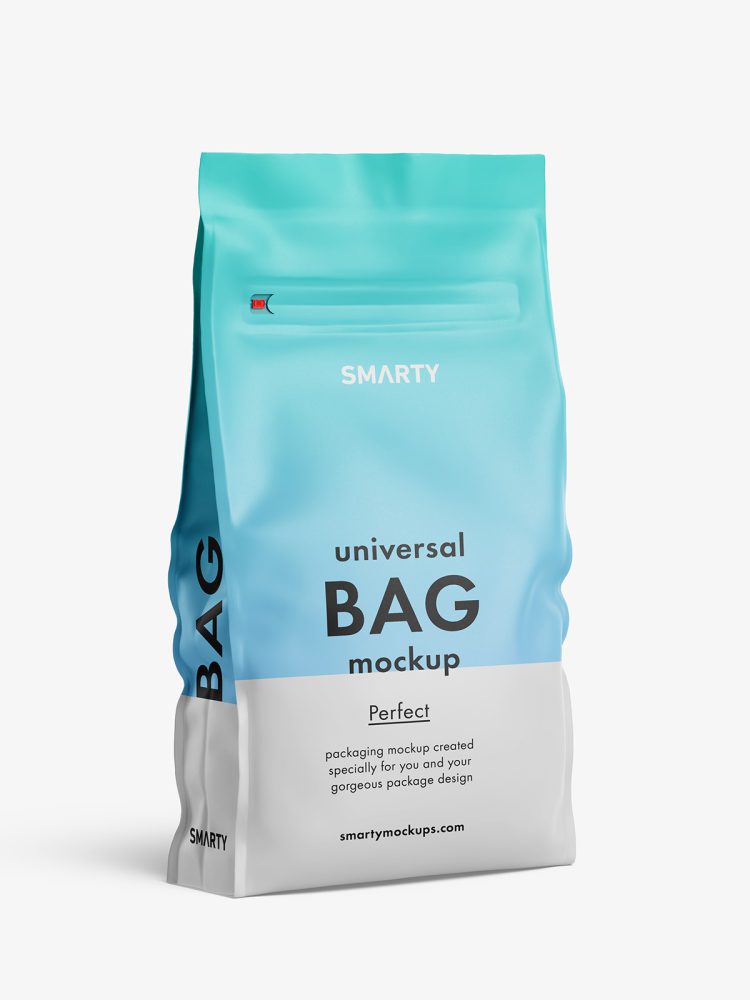 Universal bag with seal mockup / matt