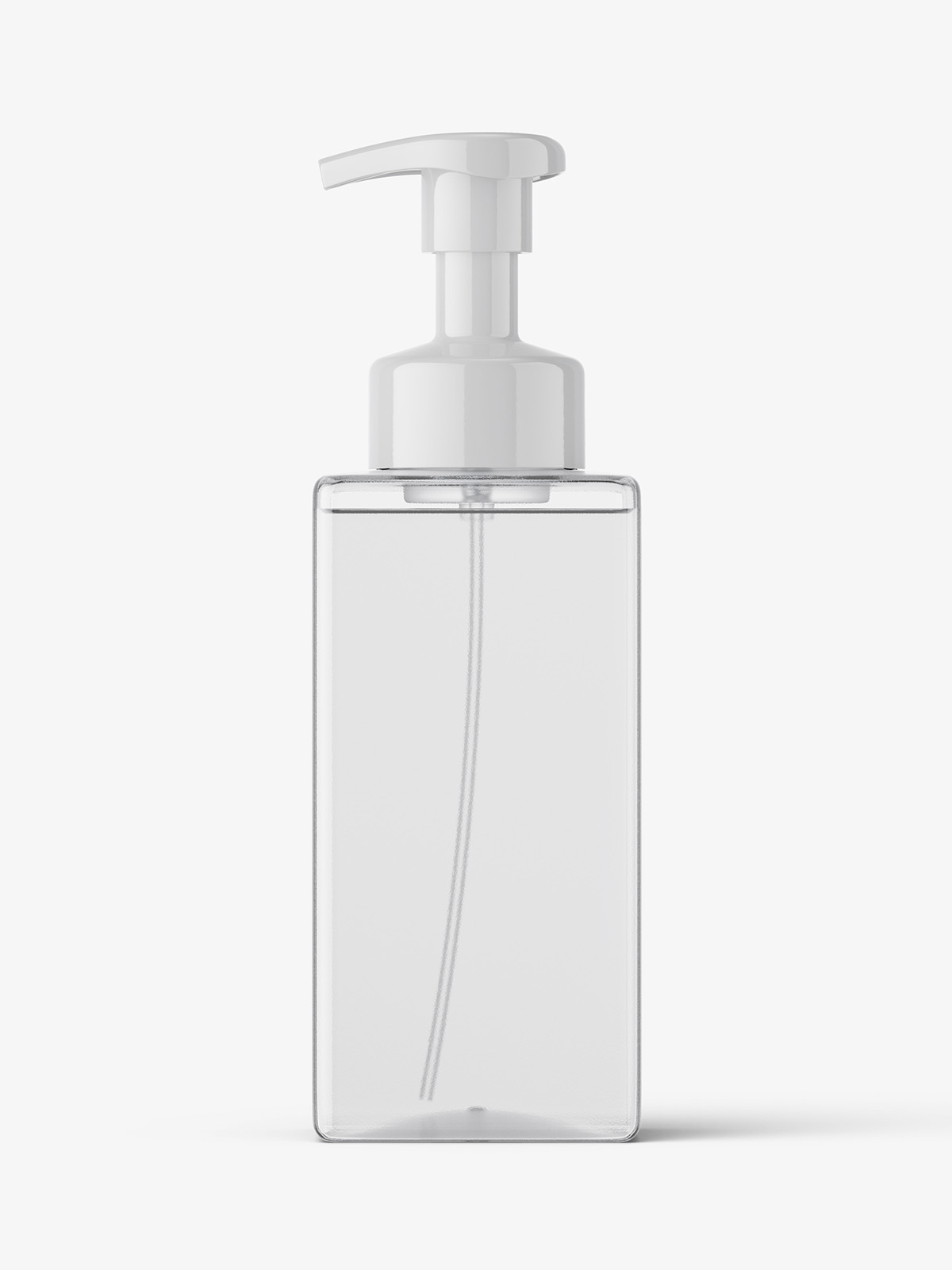 Shampoo matt bottle with pump - Smarty Mockups