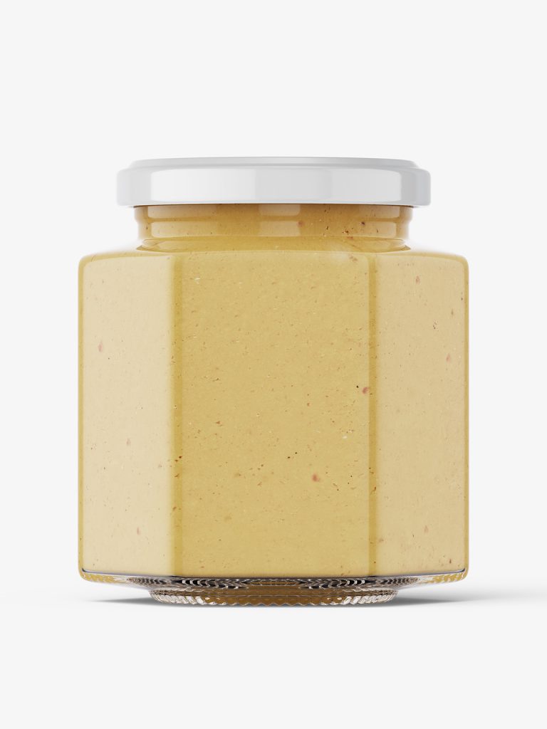 Hummus jar mockup Smarty Mockups