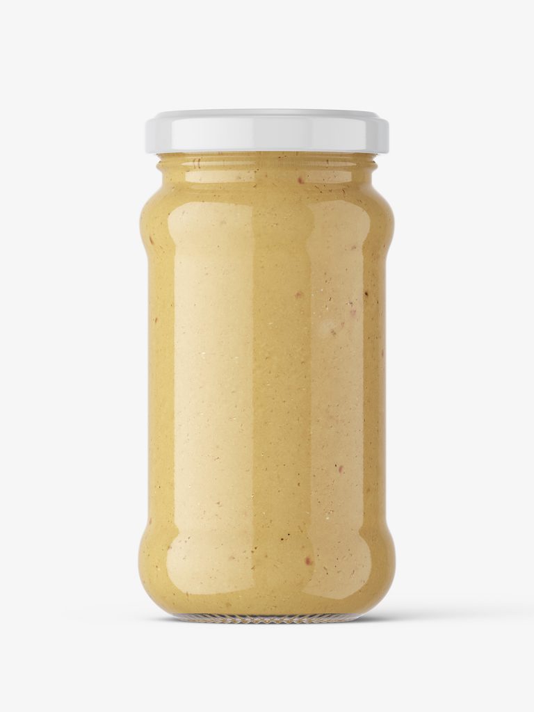 Hummus jar mockup Smarty Mockups