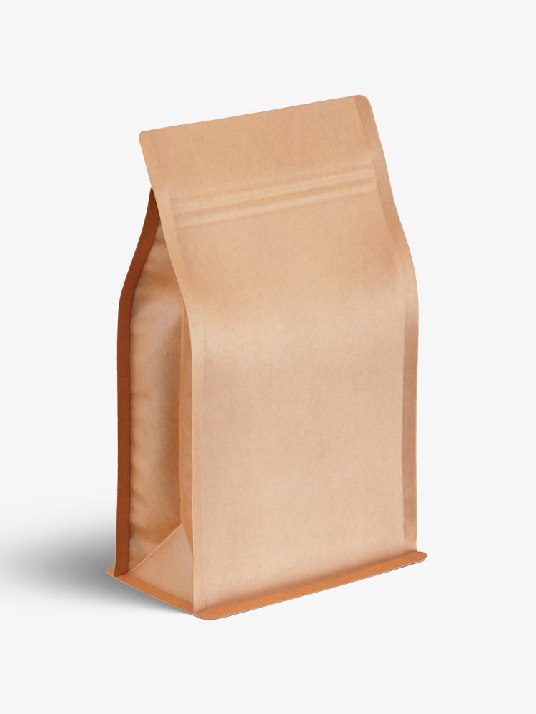 Kraft paper pouch mockup