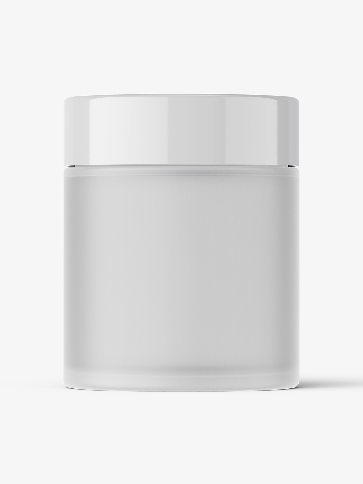 Frosted jar mockup - Smarty Mockups