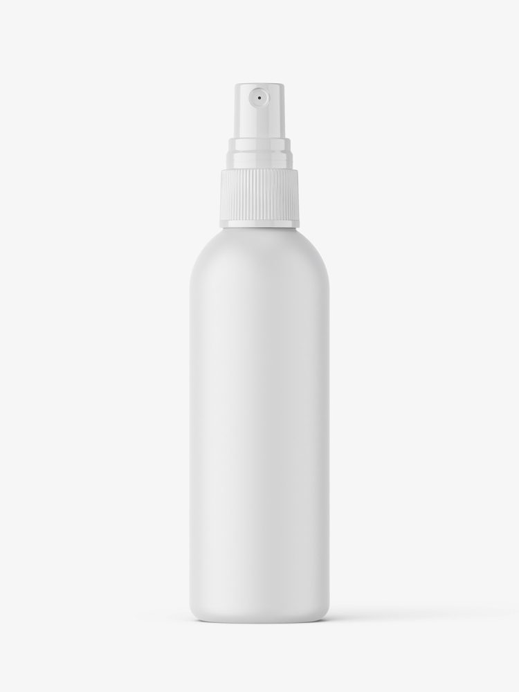 Mist spray bottle mockup / matt