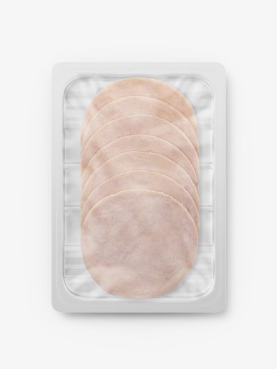 Chicken ham tray mockup