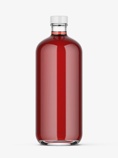 Spirit bottle mockup