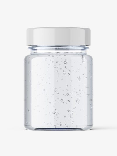 Small gel jar mockup