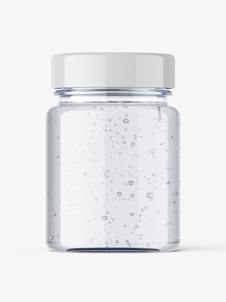 Small gel jar mockup