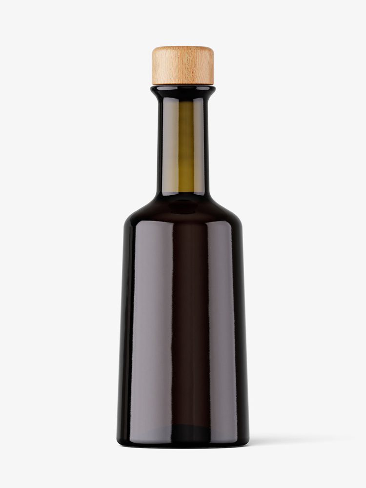 Olive oil bottle mockup